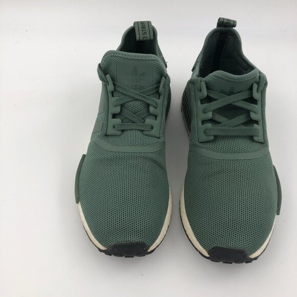 ADIDAS Men's Originals NMD R1 Olive Green Sneakers US 10.5M EUC - Picture 2 of 10